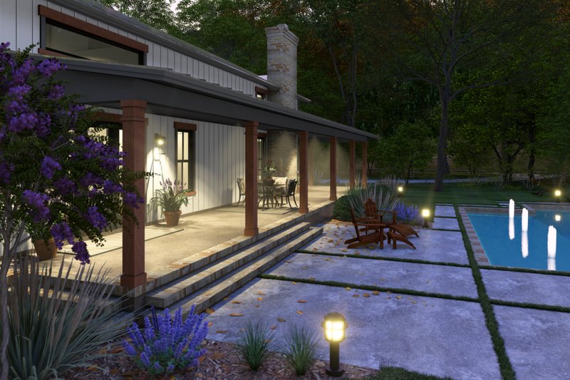 House Blueprint - Exterior - Other Elevation 7 for Barndominium House Plan #120-282 - 3 bed, 3 bath