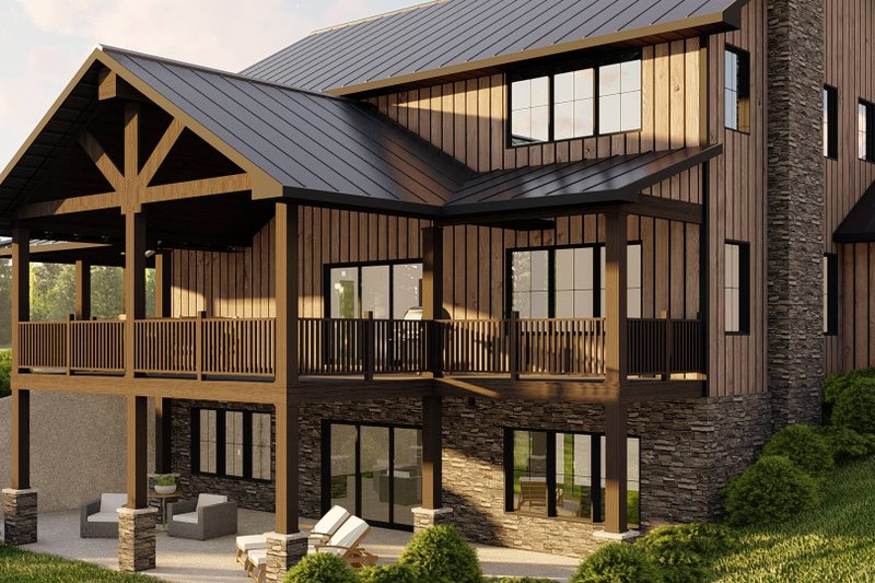 Home Plan - Exterior - Covered Porch 1 for Country House Plan #1064-217 - 2 bed, 3.5 bath