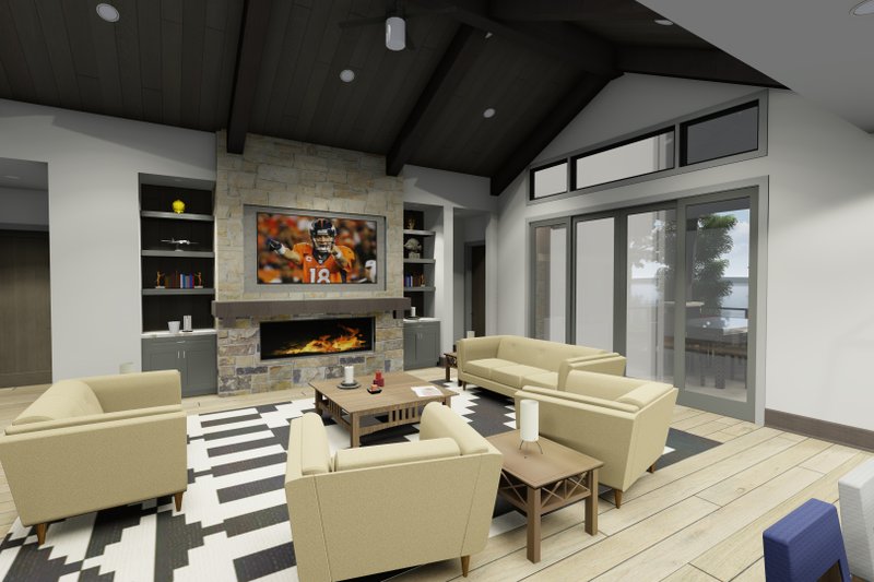 Home Plan - Interior - Family Room 1 for Contemporary House Plan #1069-31 - 5 bed, 5.5 bath