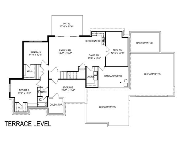 Home Plan - European Floor Plan - Lower Floor Plan #920-107
