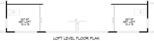 Beach Floor Plan - Upper Floor Plan #932-1167