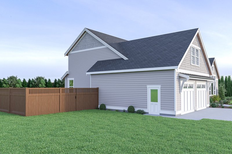 Dream House Plan - Exterior - Other Elevation for Craftsman House Plan #1070-43 - 4 bed, 2.5 bath