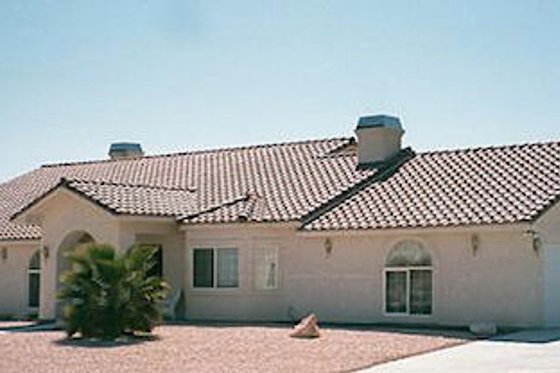 Exterior - Other Elevation for Mediterranean House Plan #1-527 - 3 bed, 2.5 bath