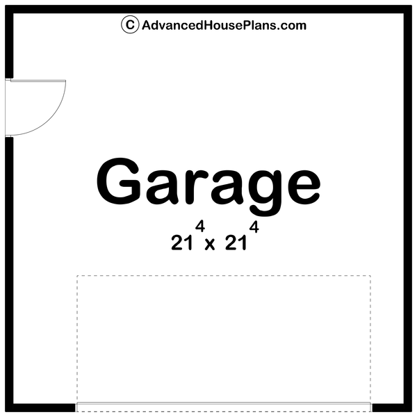 Architectural House Design - Traditional Floor Plan - Main Floor Plan #455-538