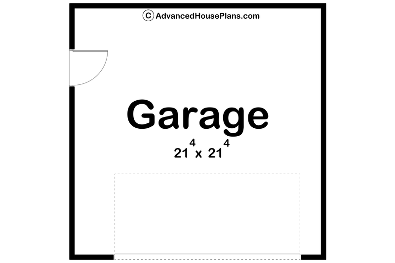 House Plan Design - Floor Plan - Main Floor for Traditional House Plan #455-538, 0 bath