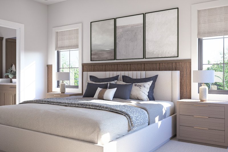 Architectural House Design - Interior - Master Bedroom for Traditional House Plan #455-741 - 3 bed, 2.5 bath