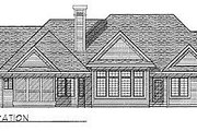 Traditional Style House Plan - 2 Beds 2.5 Baths 2121 Sq/Ft Plan #70-309 
