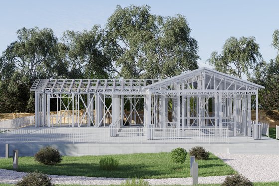 Exterior - Front Elevation 7 for Craftsman House Plan #1106-104 - 3 bed, 2 bath