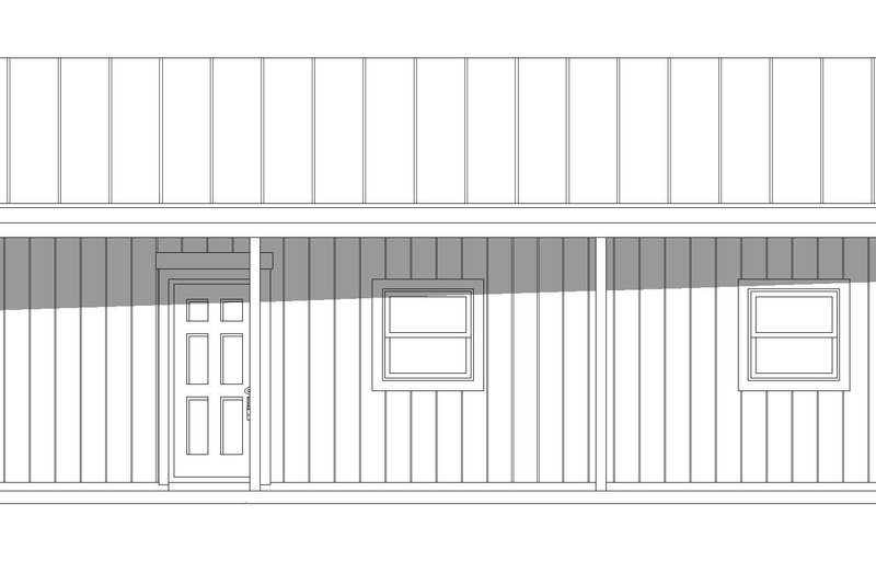 Home Plan - Exterior - Other Elevation 1 for Contemporary House Plan #932-85, 0 bath