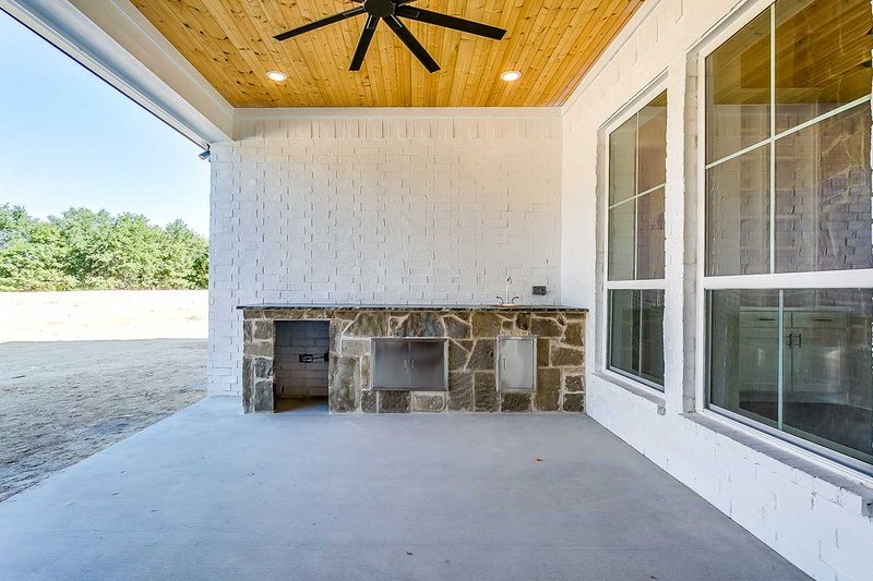 Architectural House Design - Outdoor Kitchen