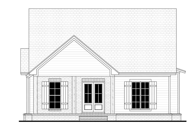 Dream House Plan - Exterior - Front Elevation 5 for Cottage House Plan #430-114 - 3 bed, 2 bath