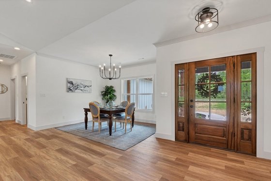 Interior - Entry for Ranch House Plan #123-120 - 3 bed, 2.5 bath