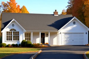 Country Exterior - Front Elevation Plan #3-241