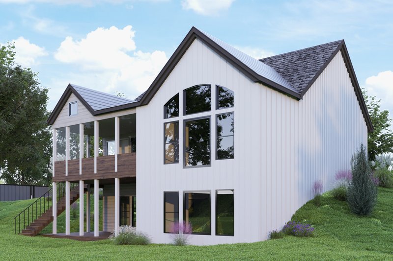 House Plan Design - Exterior - Other Elevation for Farmhouse House Plan #54-440 - 2 bed, 2.5 bath