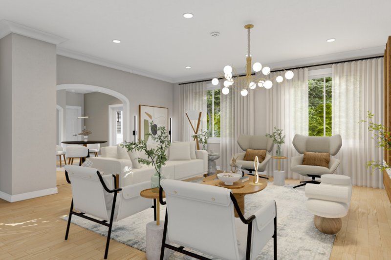 House Plan Design - Interior - Dining Room for Ranch House Plan #1060-258 - 3 bed, 2 bath