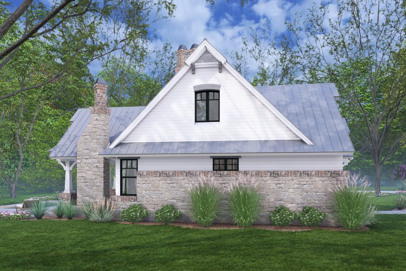 House Blueprint - Exterior - Other Elevation 2 for Farmhouse House Plan #120-292 - 3 bed, 2 bath