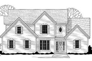 Traditional Exterior - Front Elevation Plan #67-135