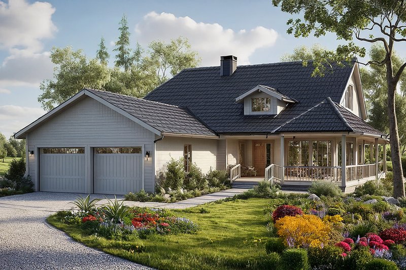 Dream House Plan - Traditional Exterior - Front Elevation Plan #124-172