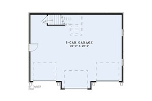 Floor Plan - Main Floor for European House Plan #17-2580, 0 bath