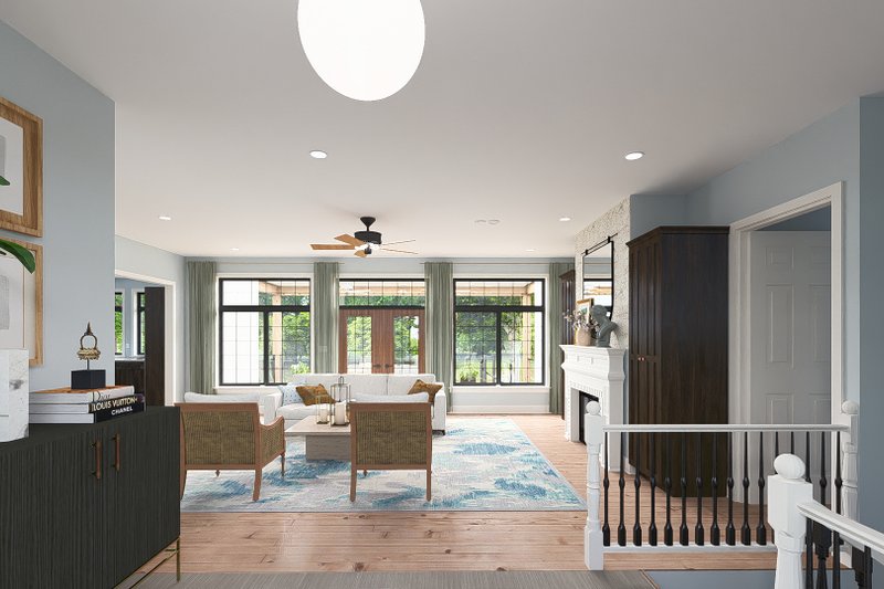 House Blueprint - Interior - Entry for Farmhouse House Plan #1060-238 - 3 bed, 2.5 bath