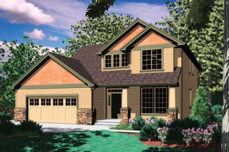 Home Plan - Craftsman Exterior - Front Elevation Plan #48-325