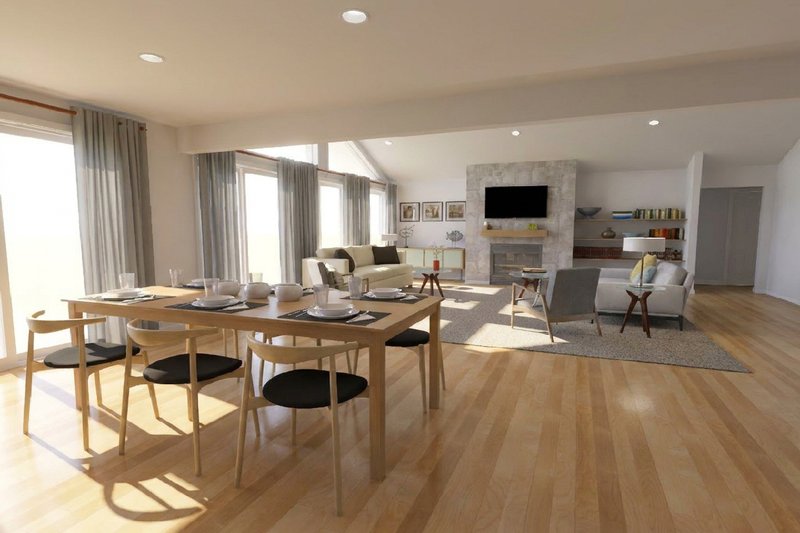 Architectural House Design - Interior - Dining Room for Contemporary House Plan #126-308 - 4 bed, 2 bath