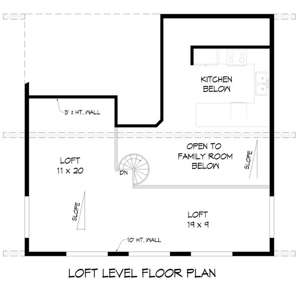 Modern Floor Plan - Upper Floor Plan #932-781