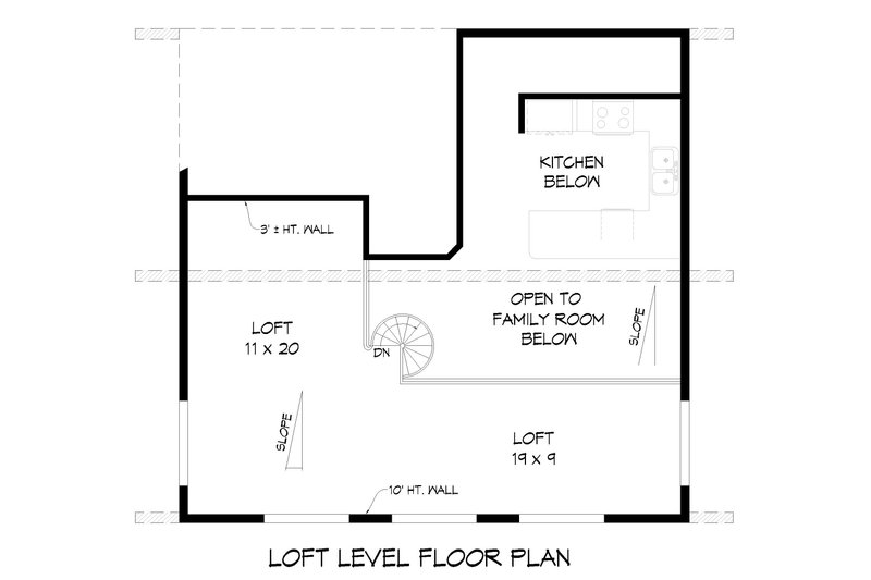 Home Plan - Floor Plan - Upper Floor 1 for Modern House Plan #932-781 - 2 bed, 2 bath