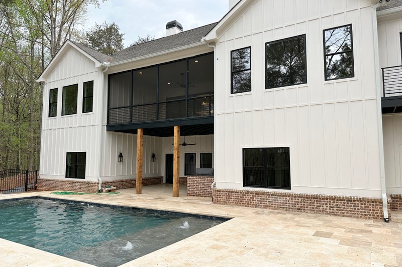 Dream House Plan - Exterior - Rear Elevation for Craftsman House Plan #437-140 - 4 bed, 5.5 bath