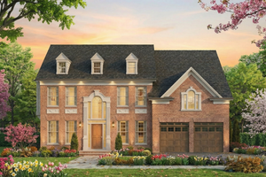 Exterior - Front Elevation for Colonial House Plan #119-260 - 5 bed, 4 bath