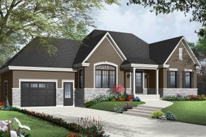 Traditional Exterior - Front Elevation Plan #23-2498