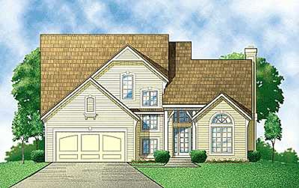 Traditional Style House Plan - 4 Beds 2.5 Baths 2063 Sq/Ft Plan #67-105