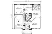 House Plan - 4 Beds 2 Baths 1662 Sq/Ft Plan #138-203 