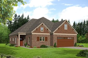 Country Exterior - Front Elevation Plan #932-273