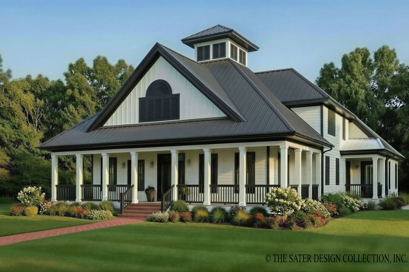 House Plan Design - Country Exterior - Front Elevation Plan #930-408