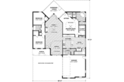 Southern Style House Plan - 3 Beds 2.5 Baths 1831 Sq/Ft Plan #56-580 