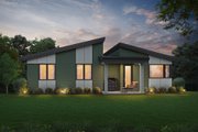 Contemporary Style House Plan - 3 Beds 2.5 Baths 2058 Sq/Ft Plan #48-1148 