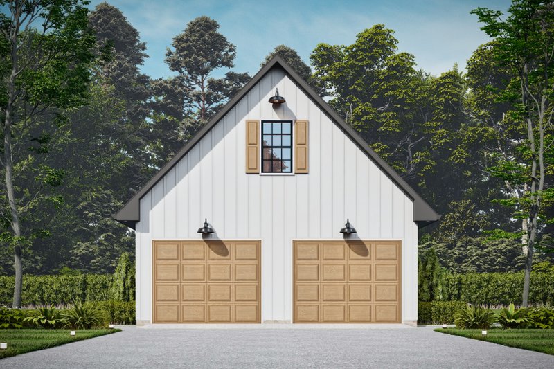 House Blueprint - Craftsman Exterior - Front Elevation Plan #54-656