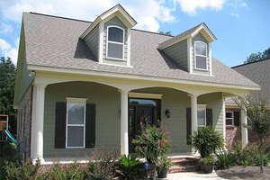 Exterior - Front Elevation 3 for Country House Plan #21-190 - 3 bed, 2 bath