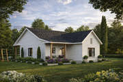 Farmhouse Style House Plan - 1 Beds 1 Baths 1000 Sq/Ft Plan #1117-41 Exterior 