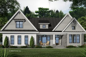 Traditional Exterior - Front Elevation Plan #51-1325