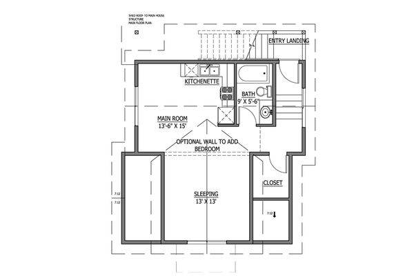 Craftsman Floor Plan - Upper Floor Plan #899-4