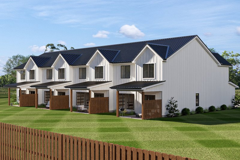 Dream House Plan - Exterior - Other Elevation 4 for Farmhouse House Plan #455-781 - 3 bed, 3 bath