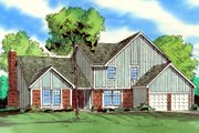 Traditional Style House Plan - 4 Beds 2.5 Baths 2697 Sq/Ft Plan #405-209 