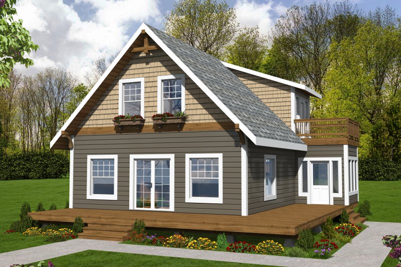 Home Plan - Craftsman Exterior - Front Elevation Plan #117-987