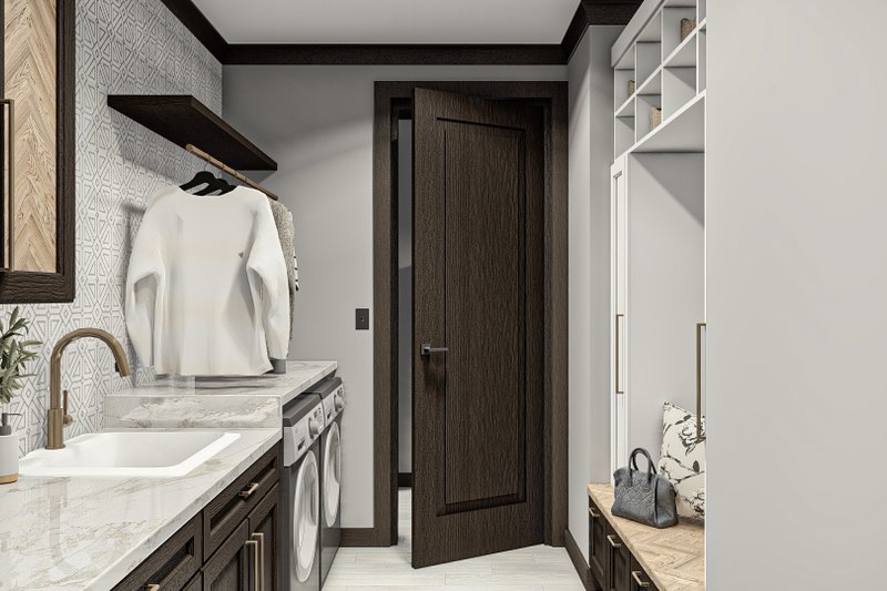 House Design - Interior - Laundry for Modern House Plan #455-296 - 3 bed, 2 bath