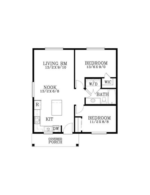 Dream House Plan - Craftsman Floor Plan - Main Floor Plan #53-695