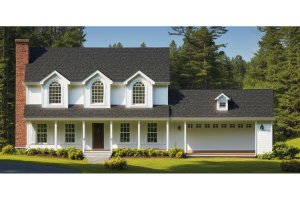Farmhouse Exterior - Front Elevation Plan #3-169