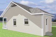 Cottage Style House Plan - 2 Beds 1 Baths 864 Sq/Ft Plan #44-114 