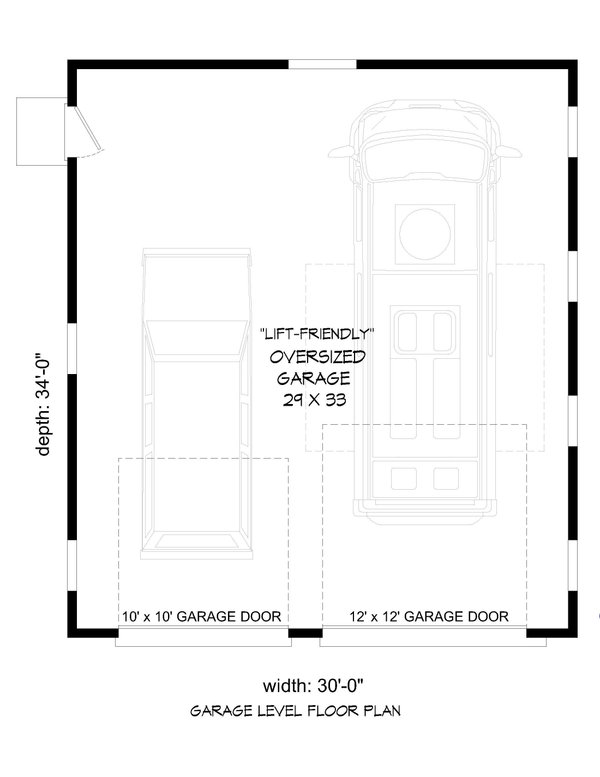 House Plan Design - Contemporary Floor Plan - Main Floor Plan #932-629